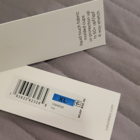 Calvin Klein womens swim top NEW with tags XL - Picture 9 of 9